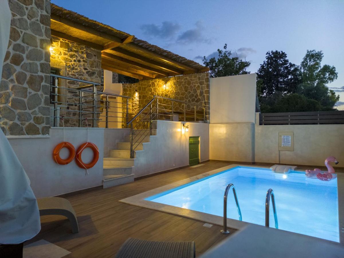 Vila Aggel'S House - Stone House - Private Pool - Courtyard - Countryside Views Kato Episkopi Exteriér fotografie