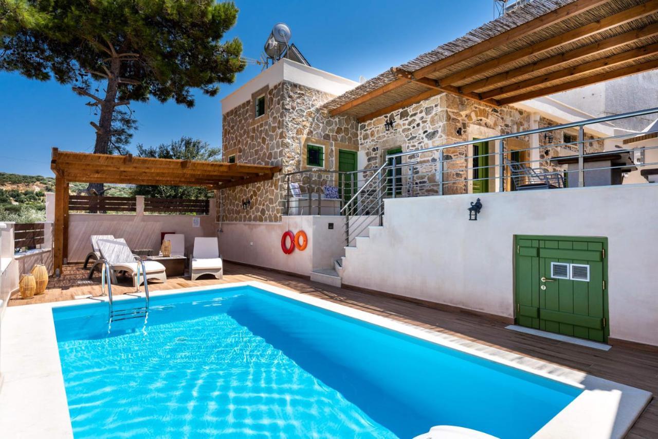 Vila Aggel'S House - Stone House - Private Pool - Courtyard - Countryside Views Kato Episkopi Exteriér fotografie
