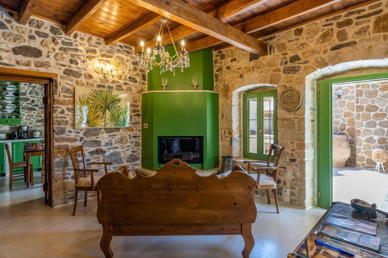 Vila Aggel'S House - Stone House - Private Pool - Courtyard - Countryside Views Kato Episkopi Exteriér fotografie